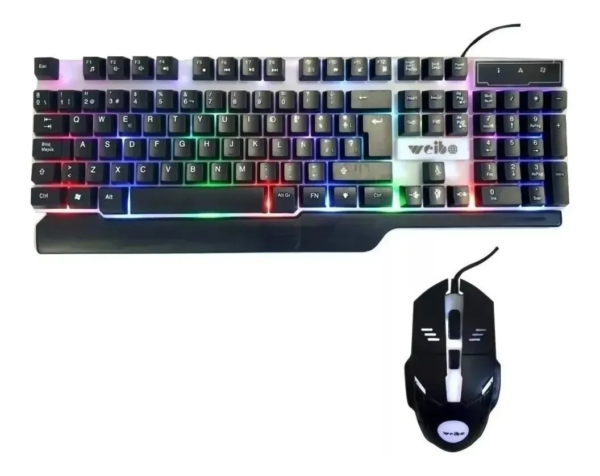 Combo Teclado Gamer Weibo Wb-550 + Mouse
