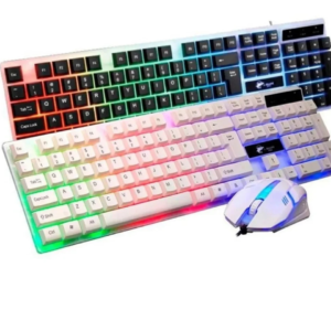 Combo Gamer Teclado Usb + Mouse Óptico U
