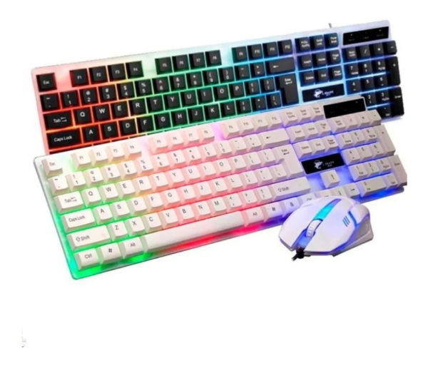 Combo Gamer Teclado Usb + Mouse Óptico U
