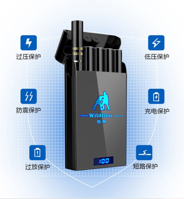 VAPEADOR CAJETILLA CIGARRILLO RECARGABLE